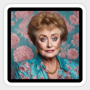 Portrait Rue McCLanahan Sticker